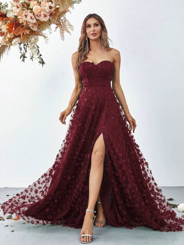 A classic evening gown